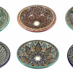 Marokkanische Waschbecken aus Keramik